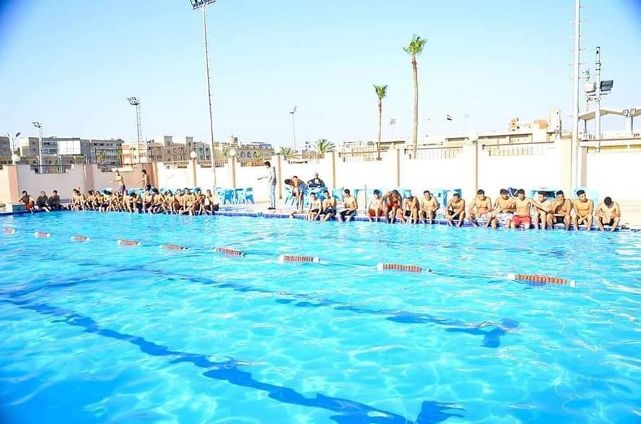 حمام السباحة بنادي كفر الشيخ الرياضي