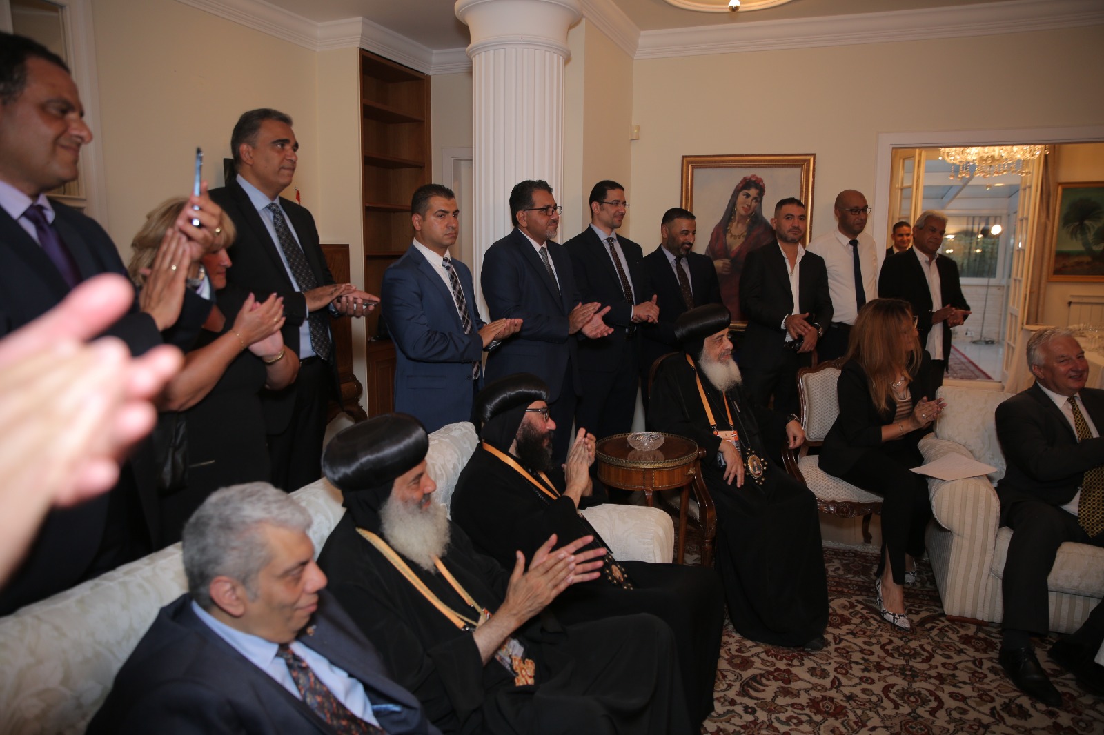 حفل عشاء السفارة المصرية بالمجر على شرف البابا تواضروس (5)