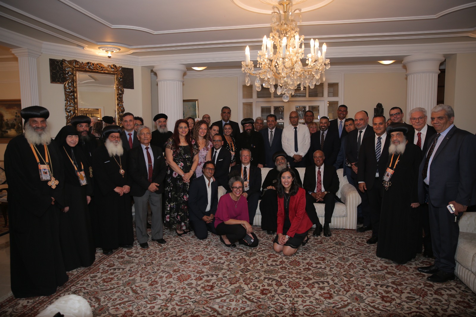 حفل عشاء السفارة المصرية بالمجر على شرف البابا تواضروس (1)