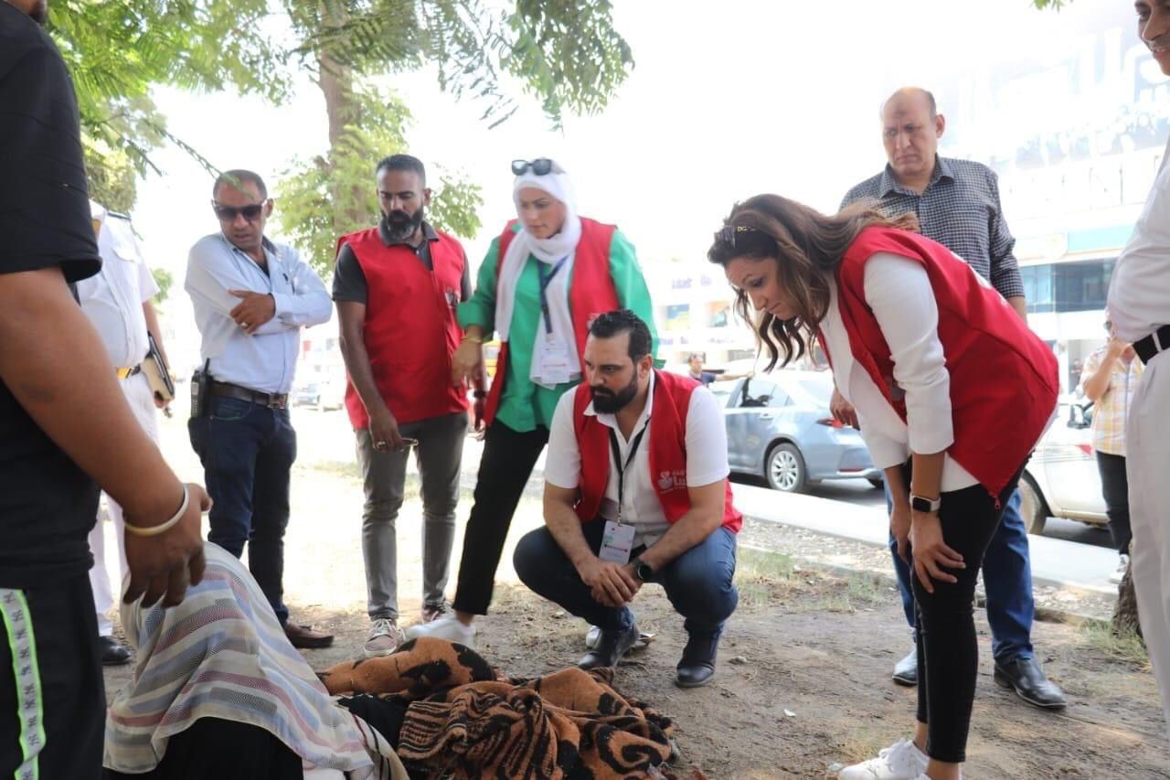 محافظة الجيزة تطلق حملة لمساعدة المشردين بلا مأوى (3)