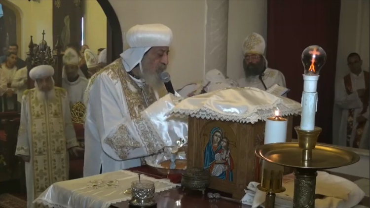 البابا تواضروس الثانى يترأس قداس عيد إصعاد جسد العذراء مريم 3