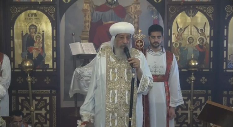 البابا تواضروس الثانى يترأس قداس عيد إصعاد جسد العذراء مريم