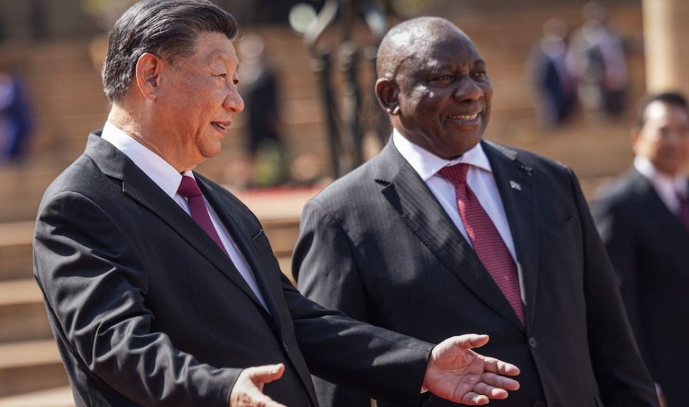 الرئيس الصيني ونظيره الجنوب أفريقي