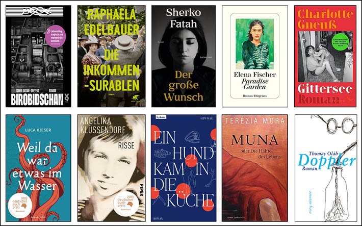 روايات جائزة الكتاب الألمانى 2023
