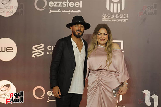 نهال عنبر والمخرج حسام الحسيني
