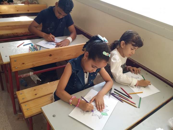 ورش رسم  لاطفال برج العرب بالإسكندرية