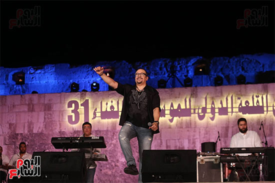حفل الفنان هشام عباس ضمن فعاليات مهرجان القلعة