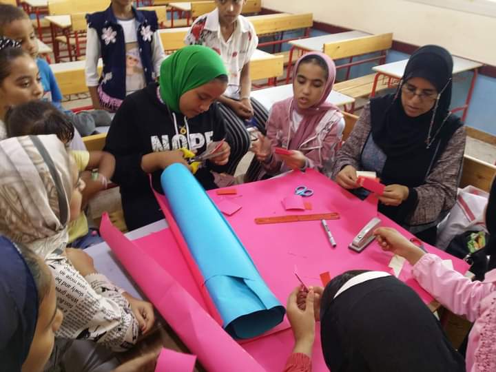 ورش فنية للاطفال بمركز ومدينة برج العرب