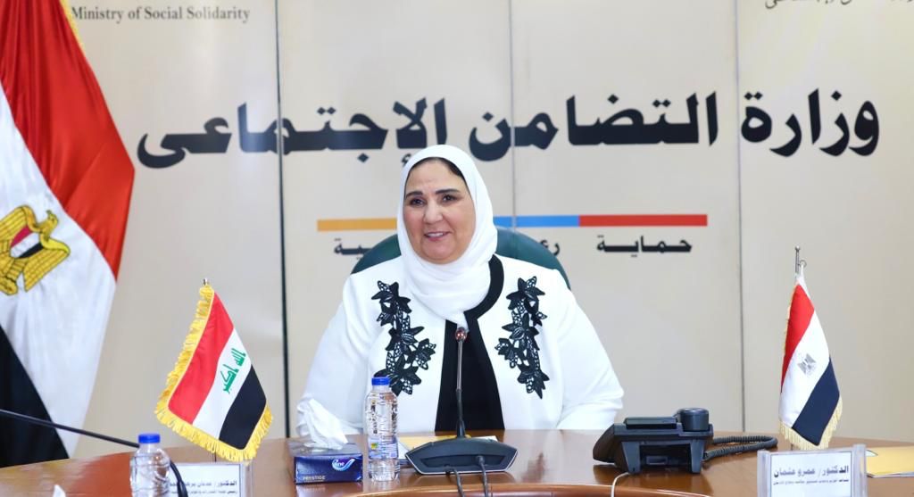 وزيرة التضامن تستقبل وفدا من البرلمان العراقي (3)