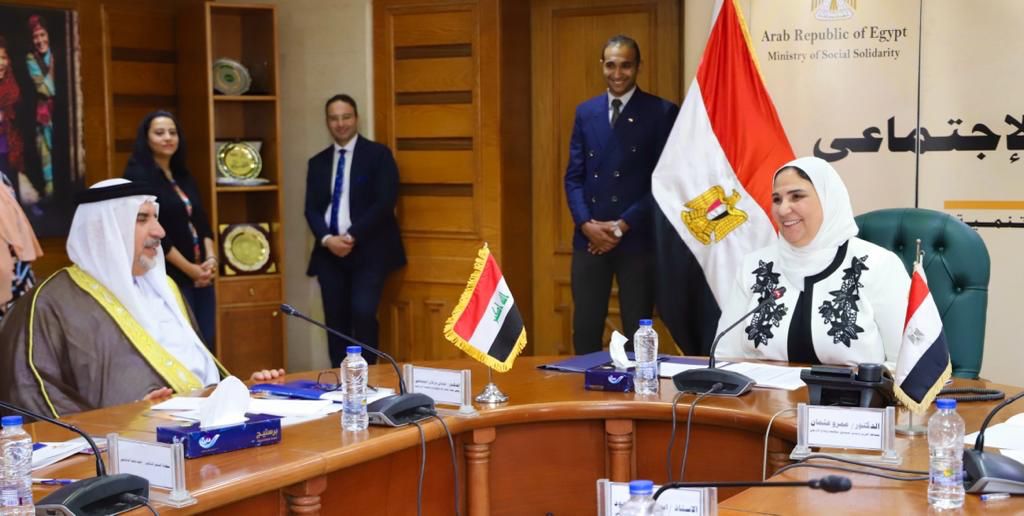 وزيرة التضامن تستقبل وفدا من البرلمان العراقي (5)