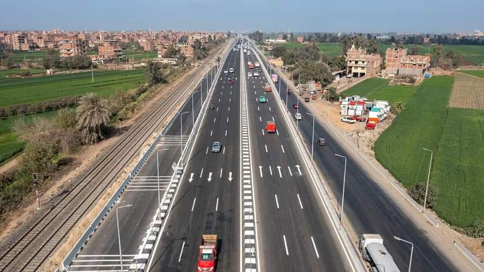 كوبري عرب الرمل واجهور يحل أزمة المرور على طريق إسكندرية الزراعى 1