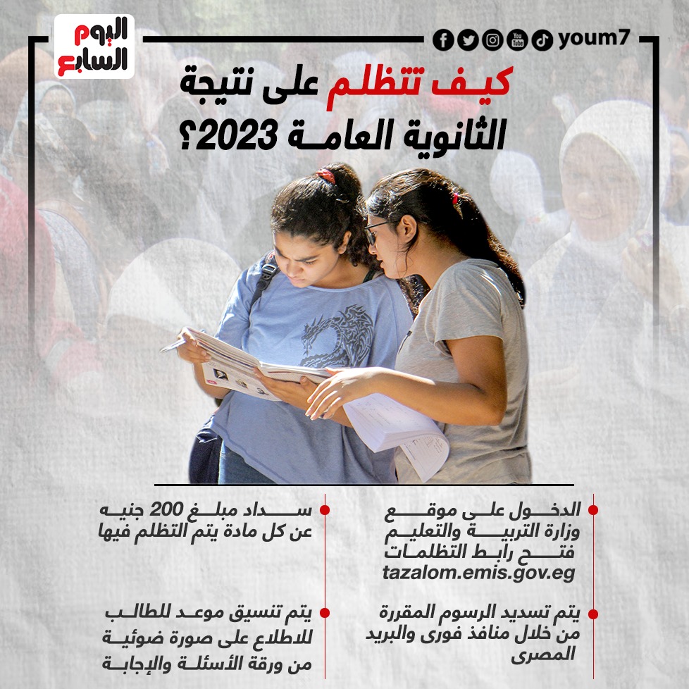 كيف تتظلم على نتيجة الثانوية العامة