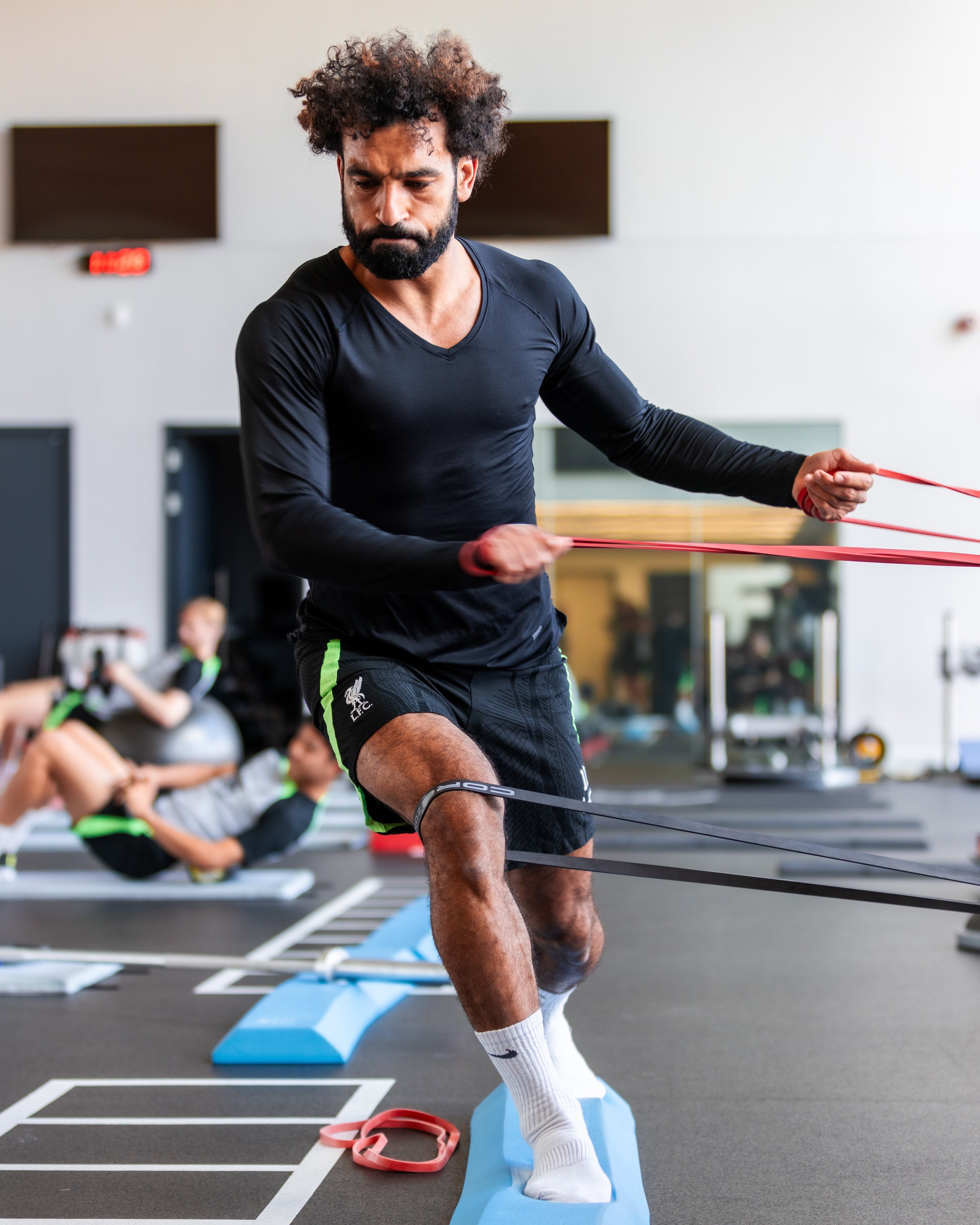 محمد صلاح فى التدريبات محمد صلاح فى التدريبات