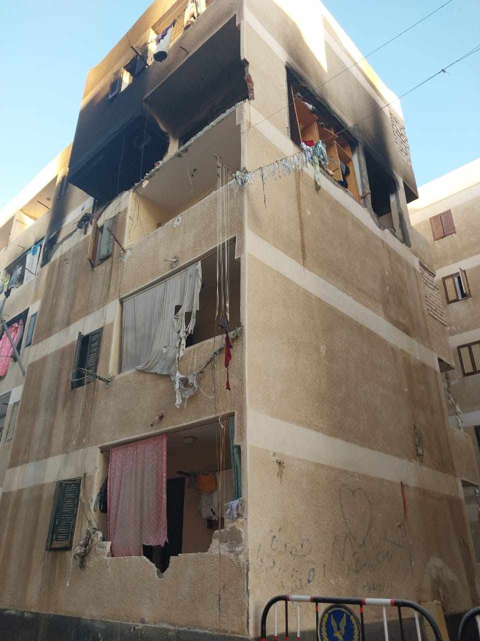 انفجار اسطوانه بتوجاز في الاسكندرية
