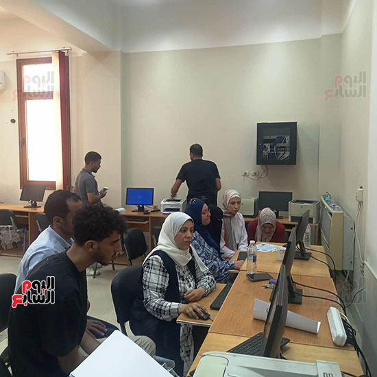 استقبال-الطلاب-بمكتب-تنسيق-جامعة-كفر-الشيخ