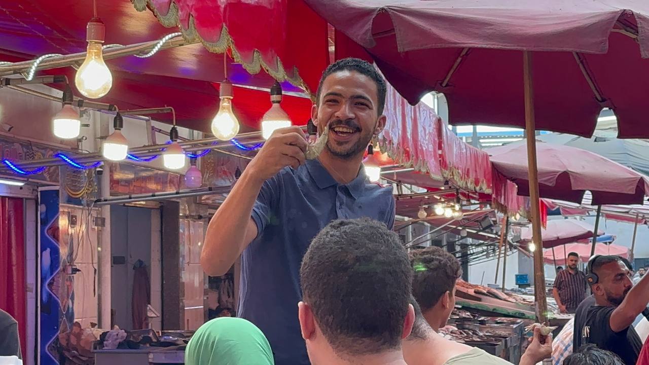 الجمبري يرقص