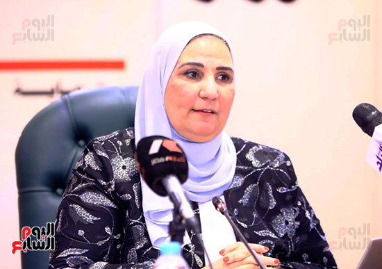 الدكتورة نيفين القباج وزيرة التضامن الاجتماعى (9)