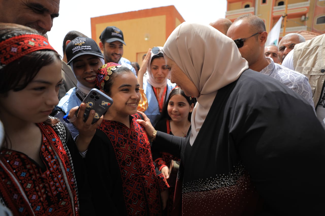 وزيرة التضامن مع أطفال شمال سيناء