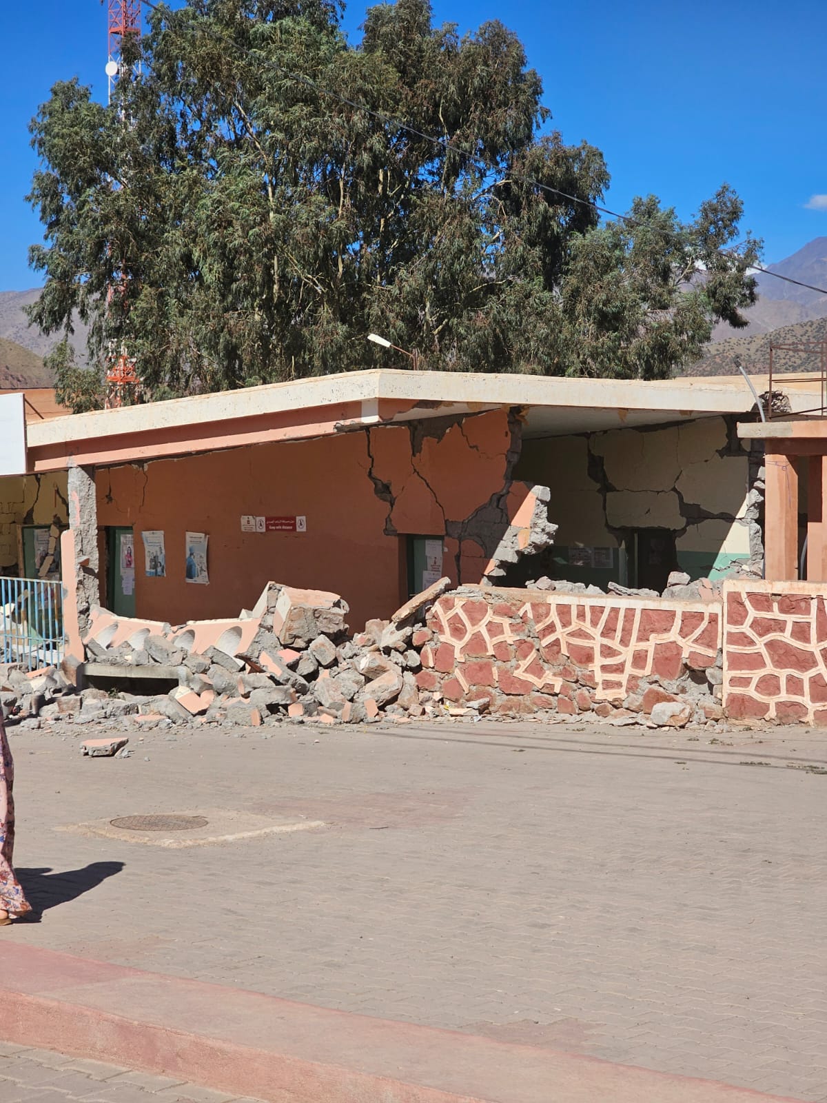 آثار التدمير بسبب زلزال المغرب
