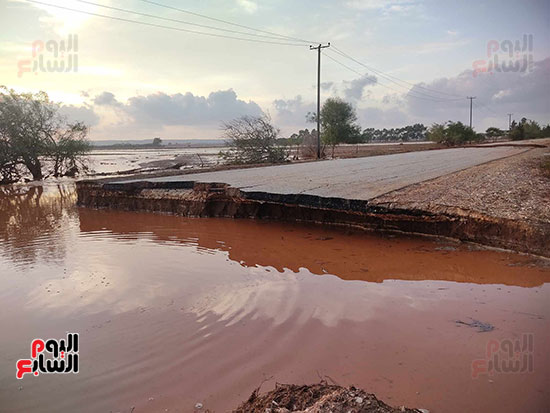 آثار العاصفة فى مدينة درنة الليبية (4)