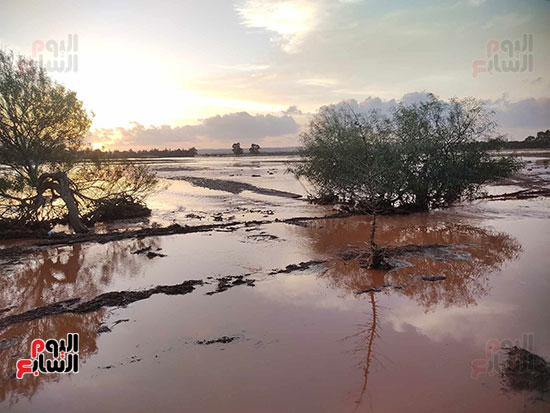 آثار العاصفة فى مدينة درنة الليبية (7)