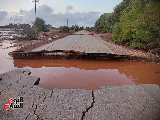 آثار العاصفة فى مدينة درنة الليبية (2)