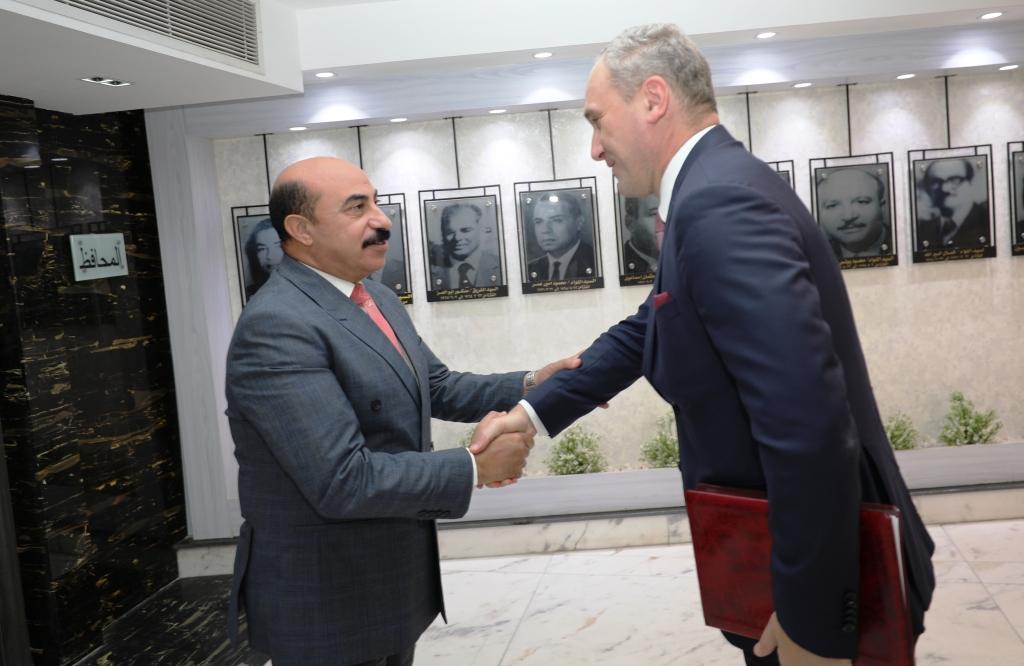 محافظ أسوان يستقبل سفير بيلاروسيا