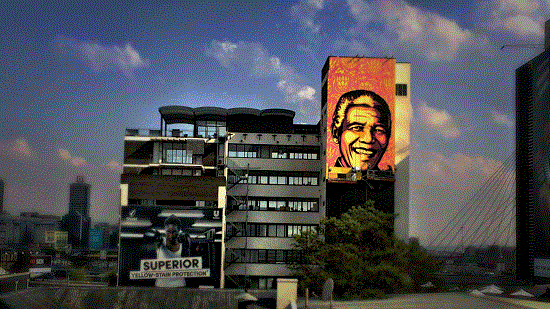 جدارية نيلسون مانديلا