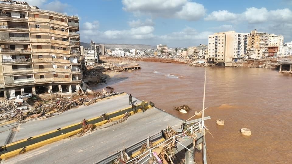 وسط مدينة درنة يتحول إلى مدينة أشباح وسط مدينة درنة يتحول إلى مدينة أشباح