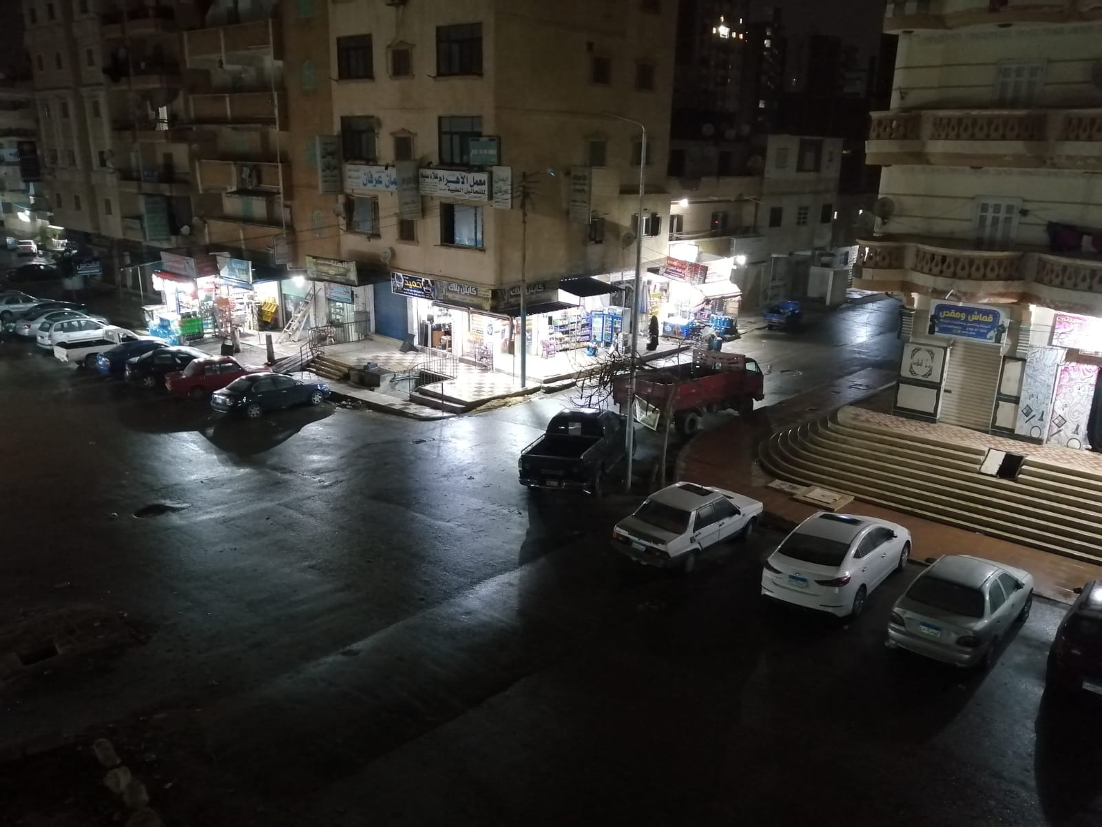 تراجع حركة المارة بشوارع مطروح بسبب الطقس