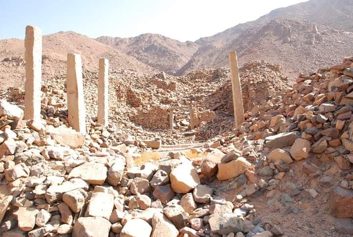 بقايا رومانية قديمة بجبل الدخان