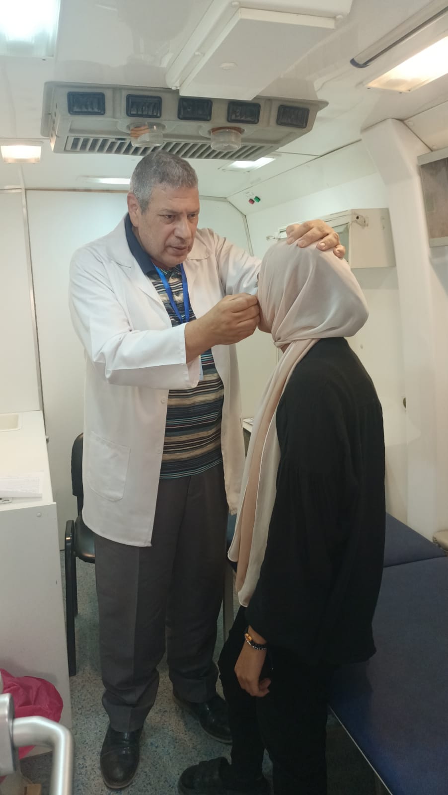 القافلة الطبية المجانية بوحدة كفر الشيخ عطية (1)