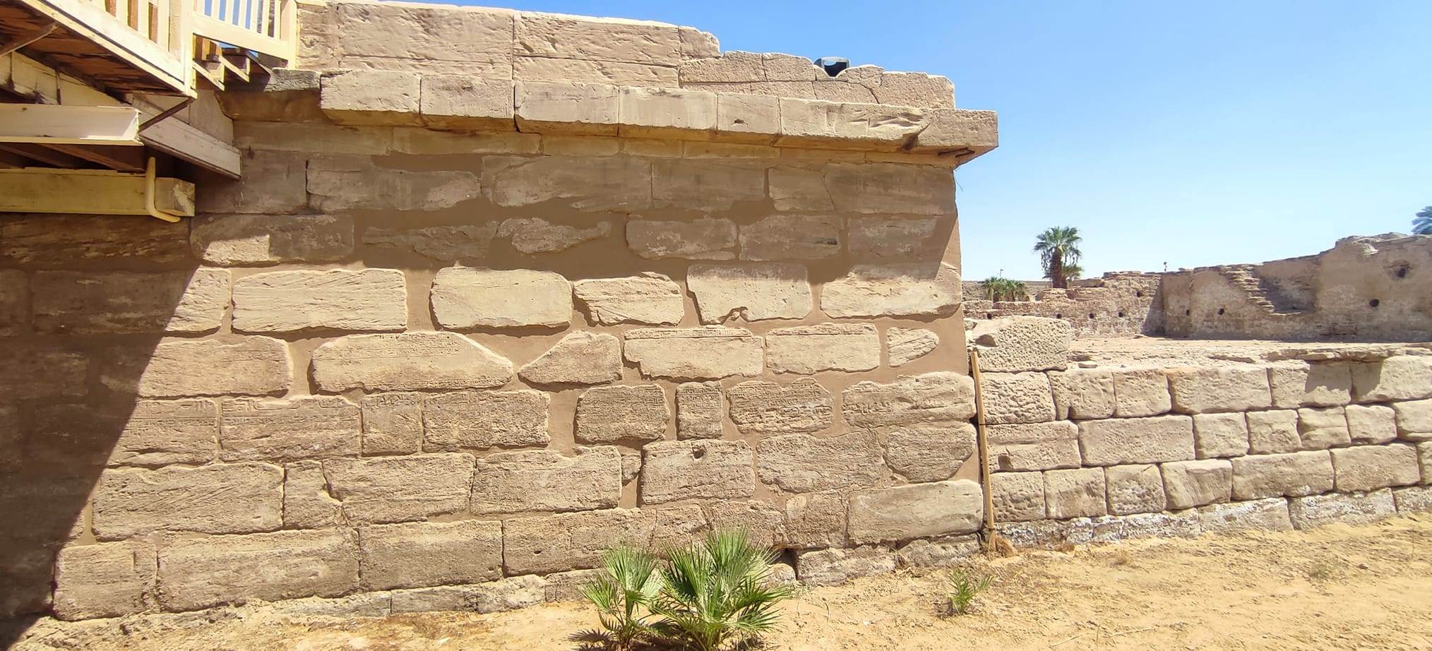 جدران تكشف رصد ارتفاع منسوب مياه النيل فى الأقصر