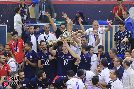 مصر تفوز بكاس الامم الافريقيه للكره الطائرة  (40)