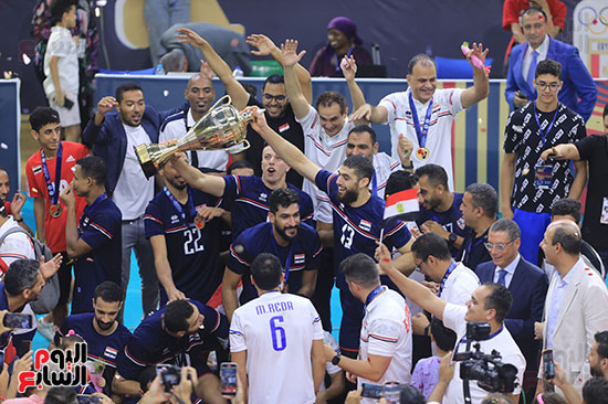 مصر تفوز بكاس الامم الافريقيه للكره الطائرة  (39)