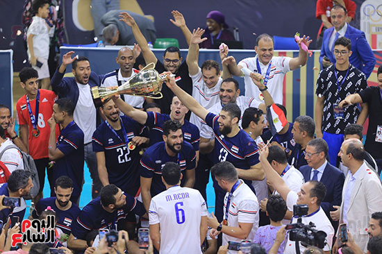 مصر تفوز بكاس الامم الافريقيه للكره الطائرة  (38)
