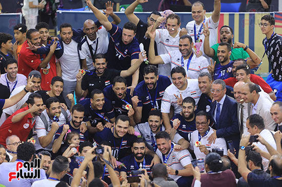 مصر تفوز بكاس الامم الافريقيه للكره الطائرة  (43)