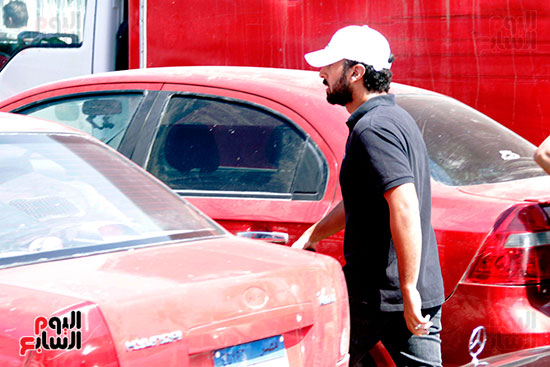 تشييع جنازة والد الفنان محمد مهران (10)