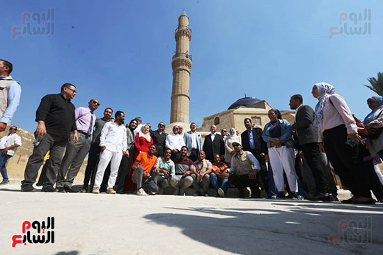 وزير السياحة والآثار يفتتح مسجد سارية الجبل بقلعة صلاح الدين الأيوبى (10)