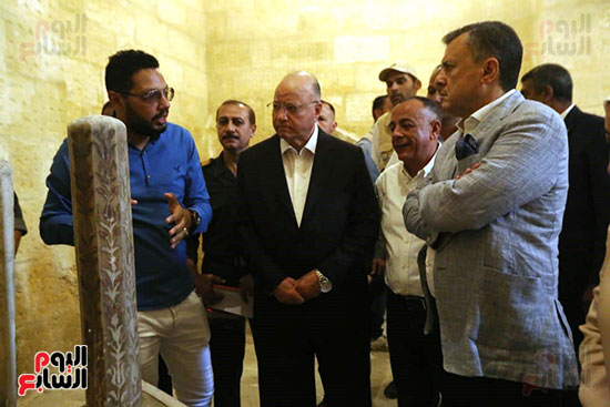 وزير السياحة والآثار يفتتح مسجد سارية الجبل بقلعة صلاح الدين الأيوبى (22)