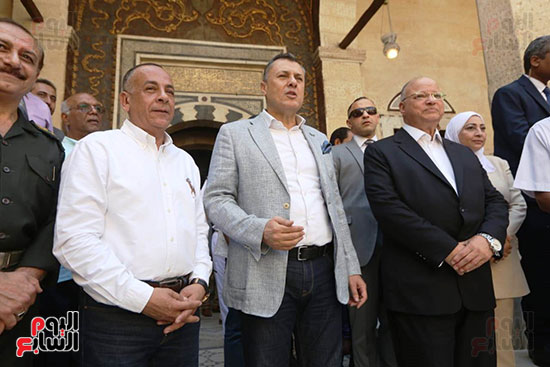 وزير السياحة والآثار يفتتح مسجد سارية الجبل بقلعة صلاح الدين الأيوبى (27)
