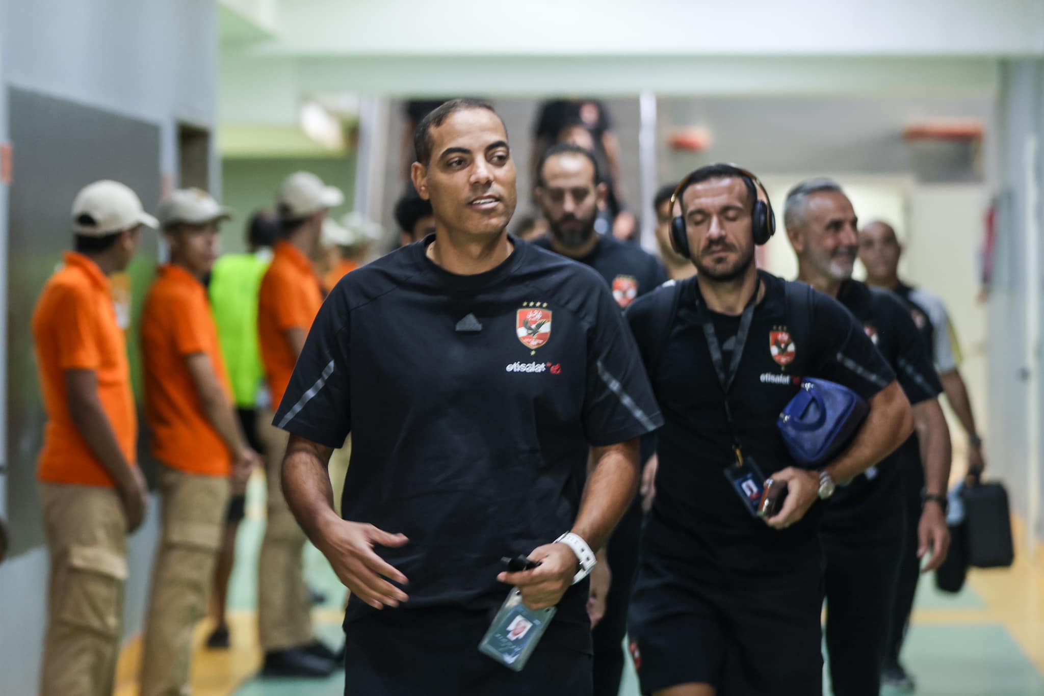 الاهلي يصل ملعب برج العرب الاهلي يصل ملعب برج العرب