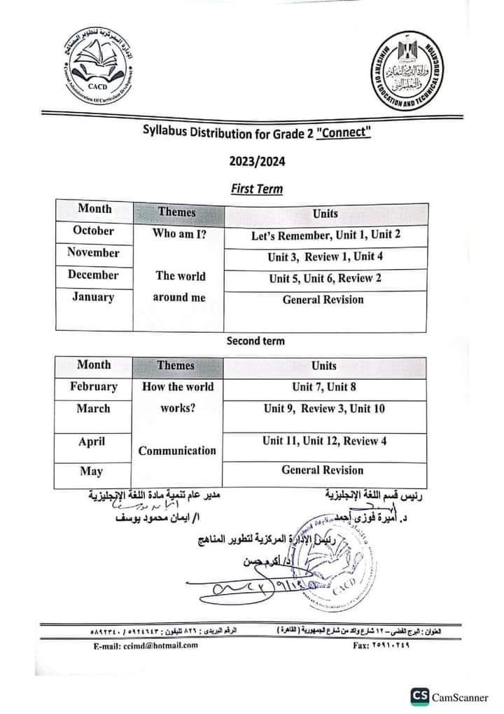 توزيع منهج اللغة الانجليزية المطور للمرحلة الابتدائية 3