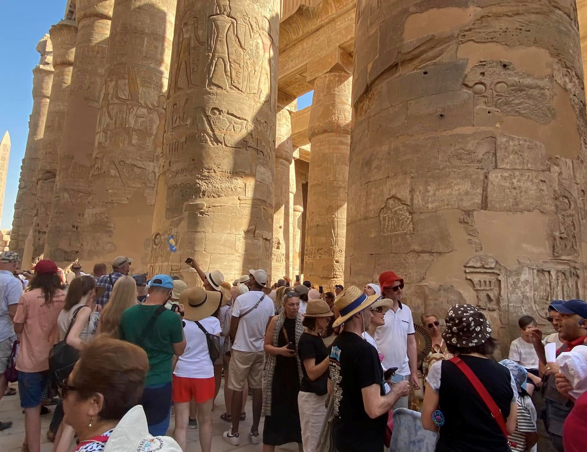 انتعاشة سياحية كبيرة فى المعابد الفرعونية