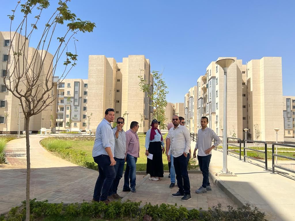 وفد معاوني رؤساء أجهزة المدن في مدينة أكتوبر الجديدة