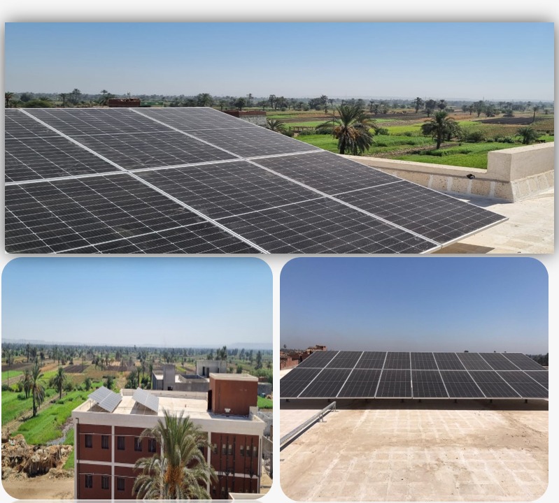 13 محطة طاقة شمسية بقري المبادرة الرئاسية  حياه كريمة في 3 محافظات (3)