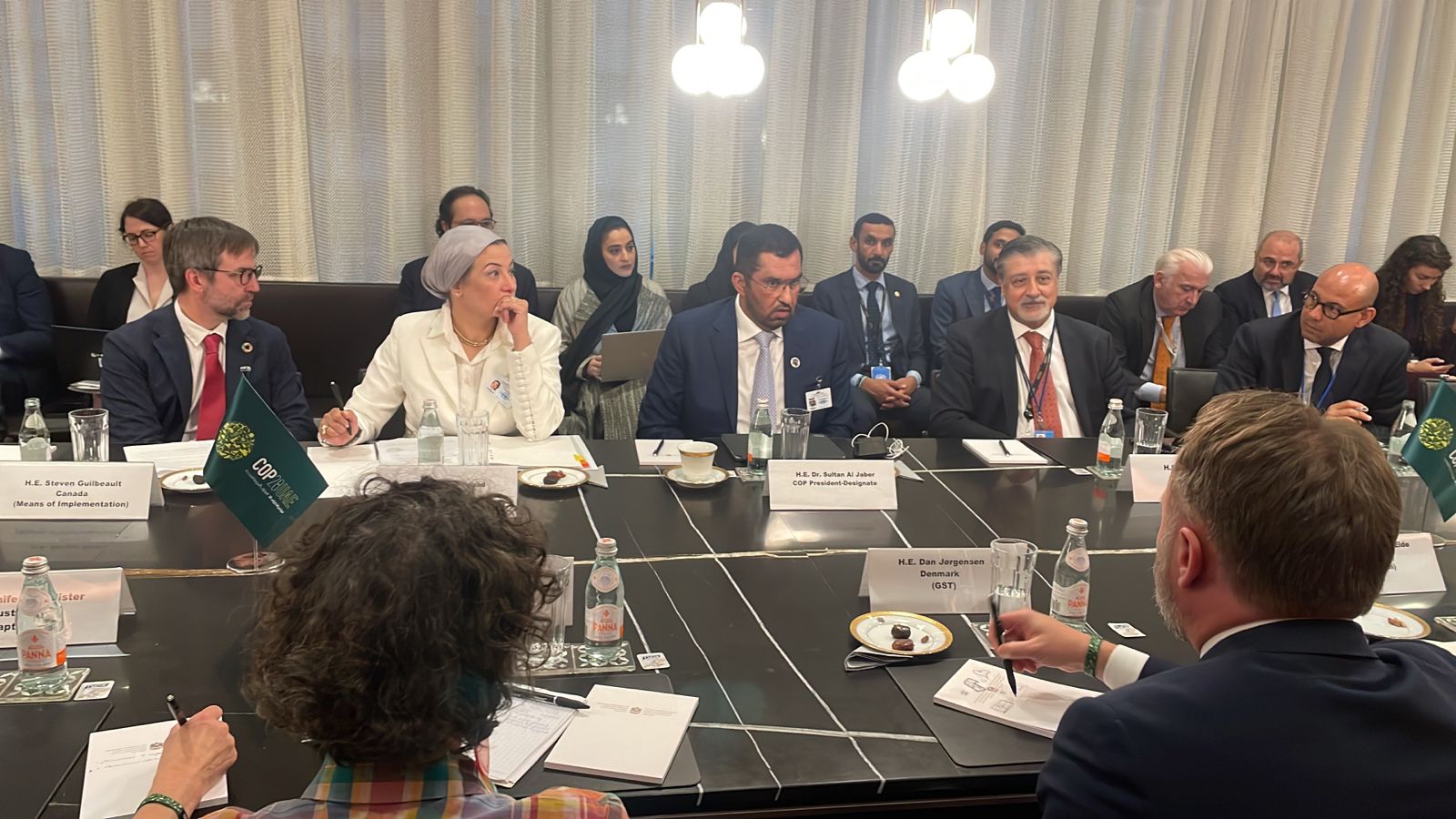 جانب من مشاركة الوزيرة جانب من مشاركة الوزيرة