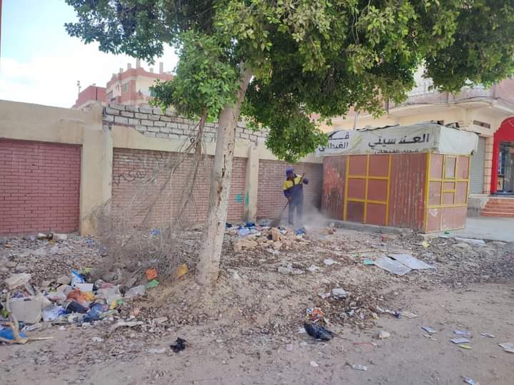 أعمال نظافة بحي العامرية ثان بالإسكندرية