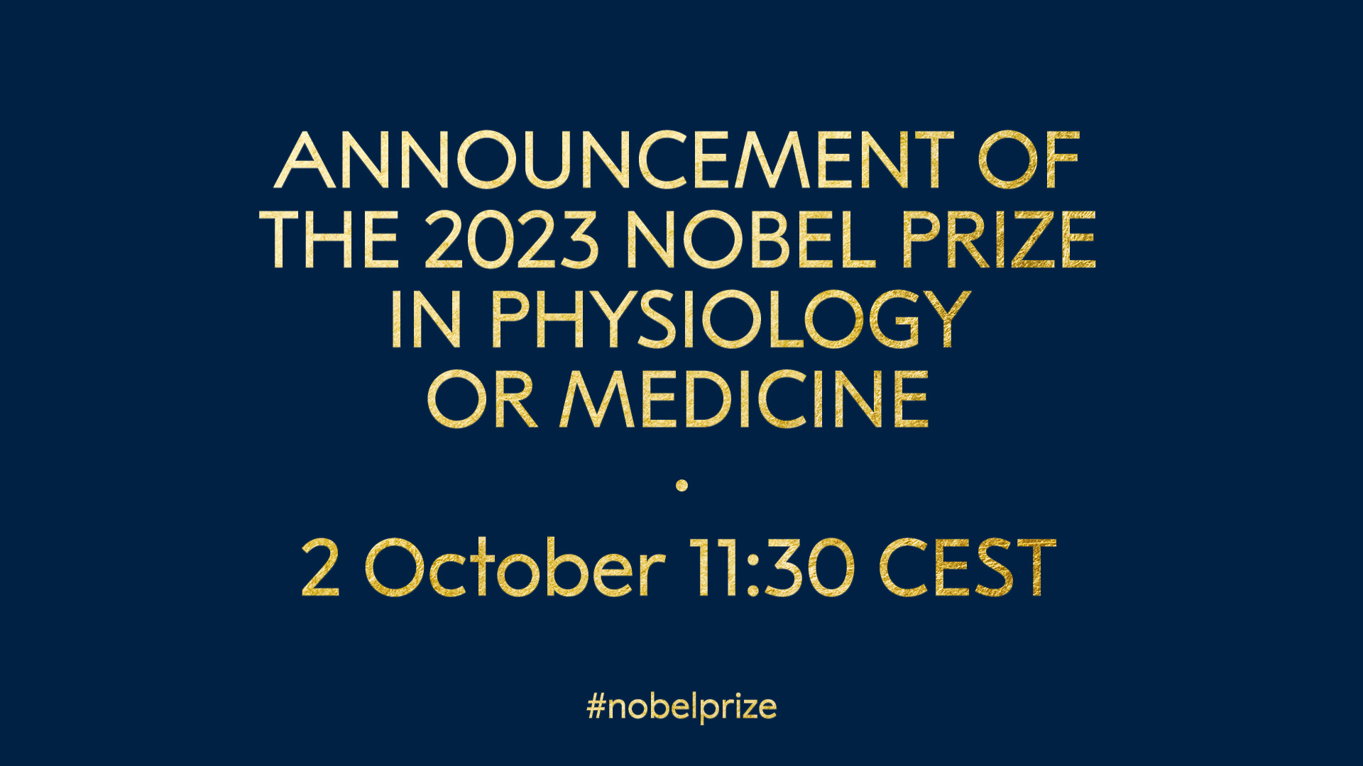 جائزة نوبل لـ علم وظائف الأعضاء أو الطب 2023