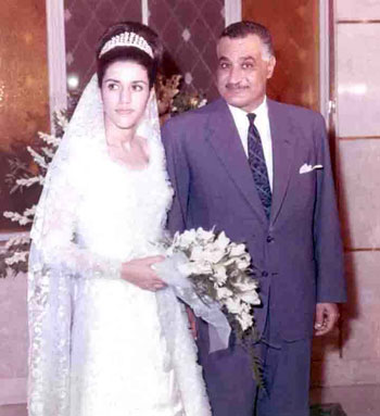 زفاف إبنه الزعيم جمال عبد الناصر